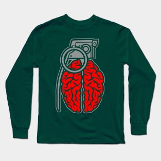 Grenade Brain Long Sleeve T-Shirt